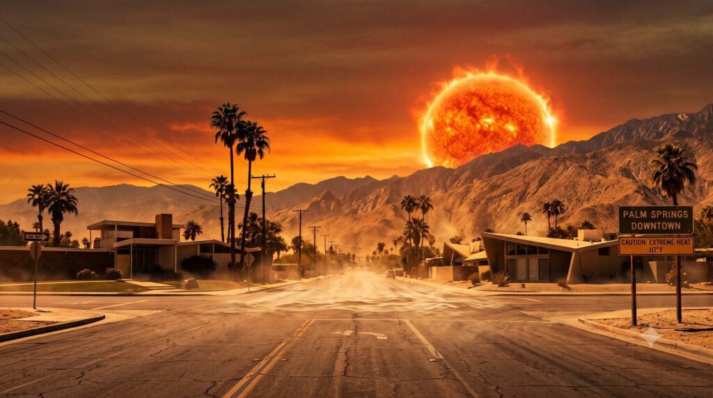 2026 El Niño heat dome sends Palm Springs temperatures to 117 degrees, a sign of the times in Matthew 24