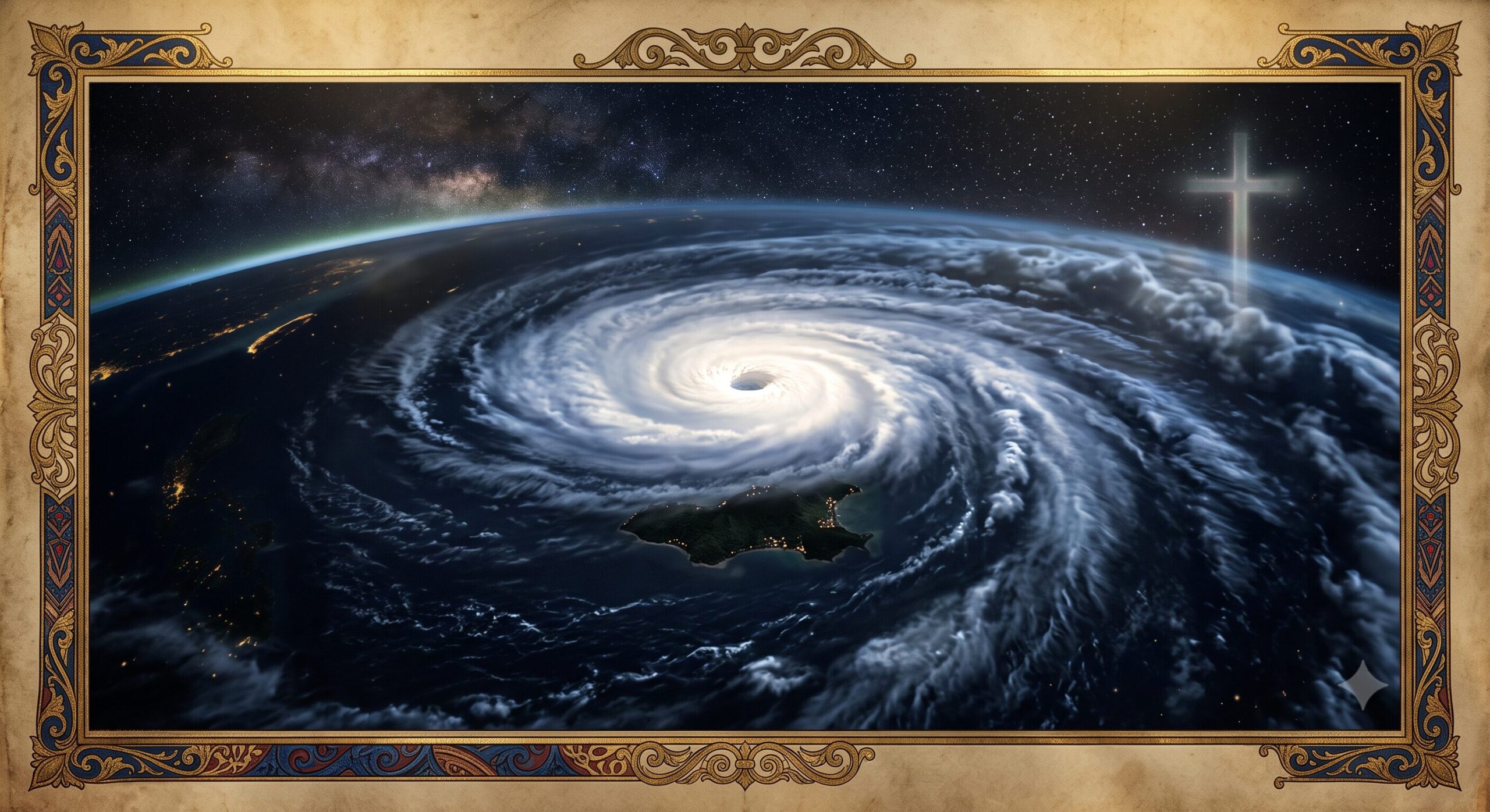 Super Typhoon Bavi and the El Niño Convergence viewed from satellite over the Pacific
