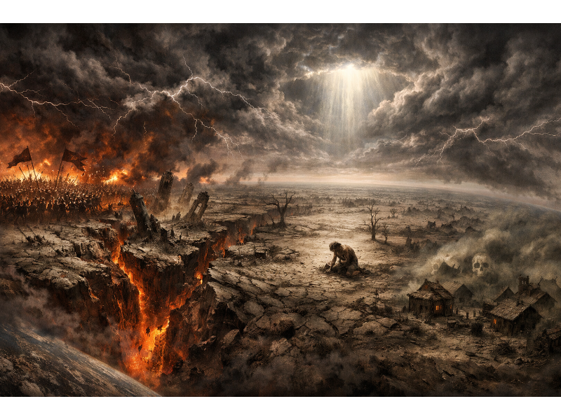 For nation shall rise against nation and kingdom against Kingdom and there shall be famines and pestilences and earthquakes