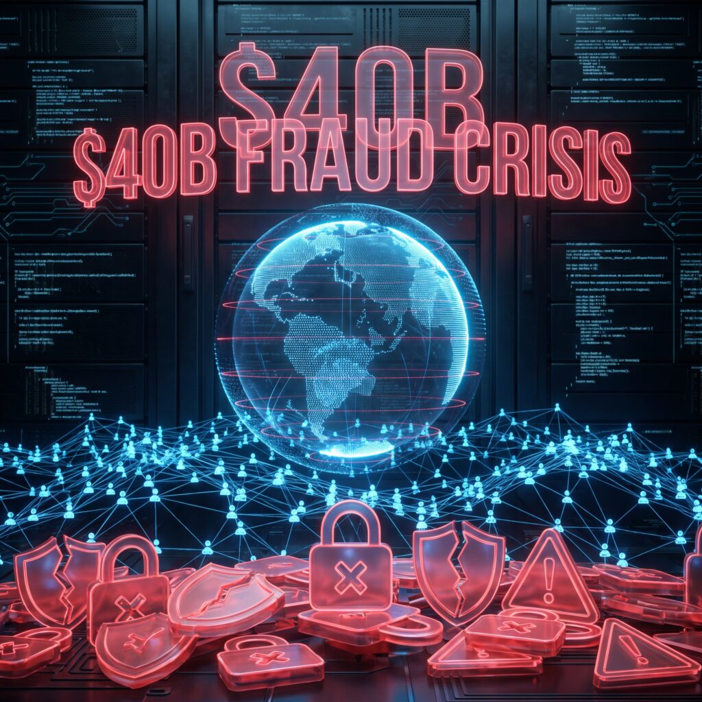 Deloitte 40 billion AI fraud crisis 18 million Proof of Human Orb scan