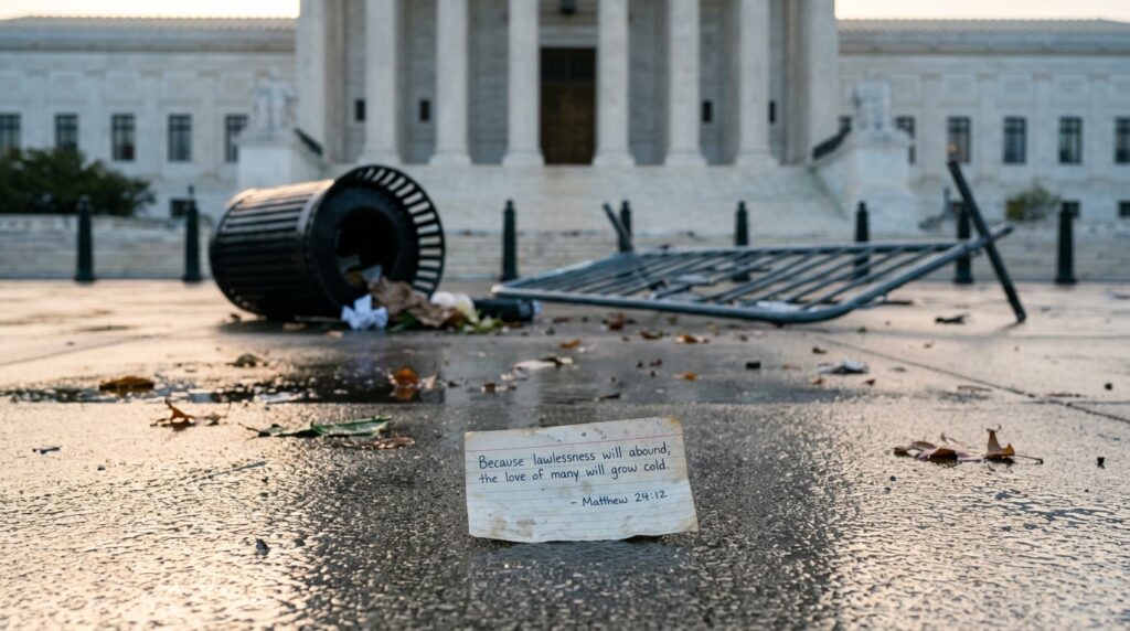 niquity shall abound lawlessness last days sign Matthew 24:12
