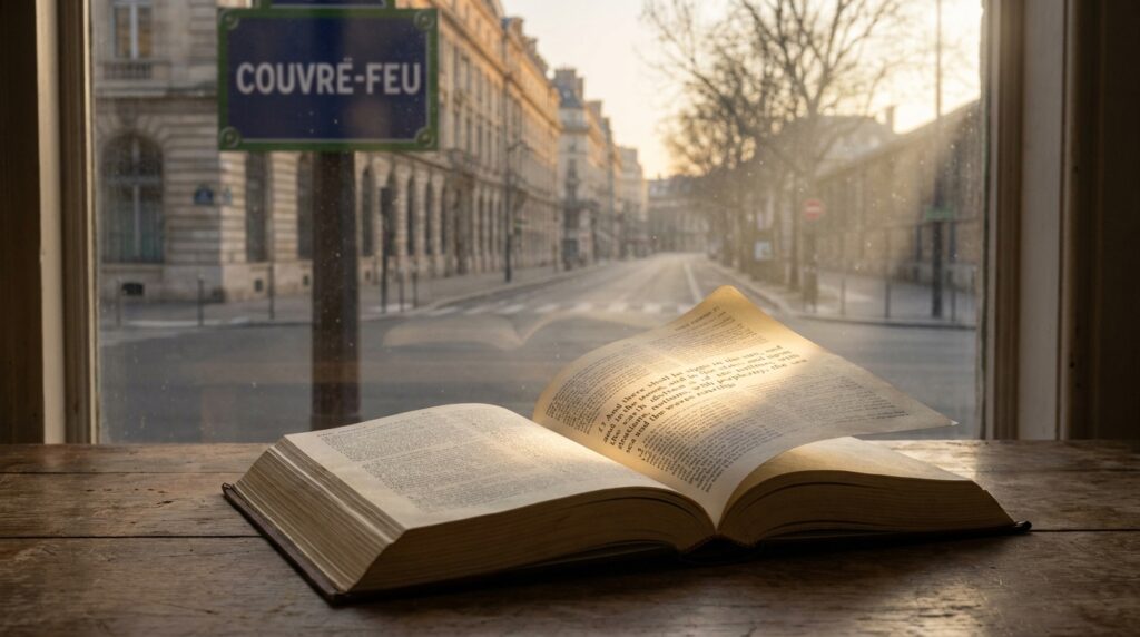 Paris curfew Place de la République Les Halles 11pm 6am distress of nations Luke 21:25