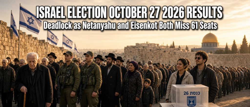 Israel election October 27 2026 results polls open Jerusalem first since October 7