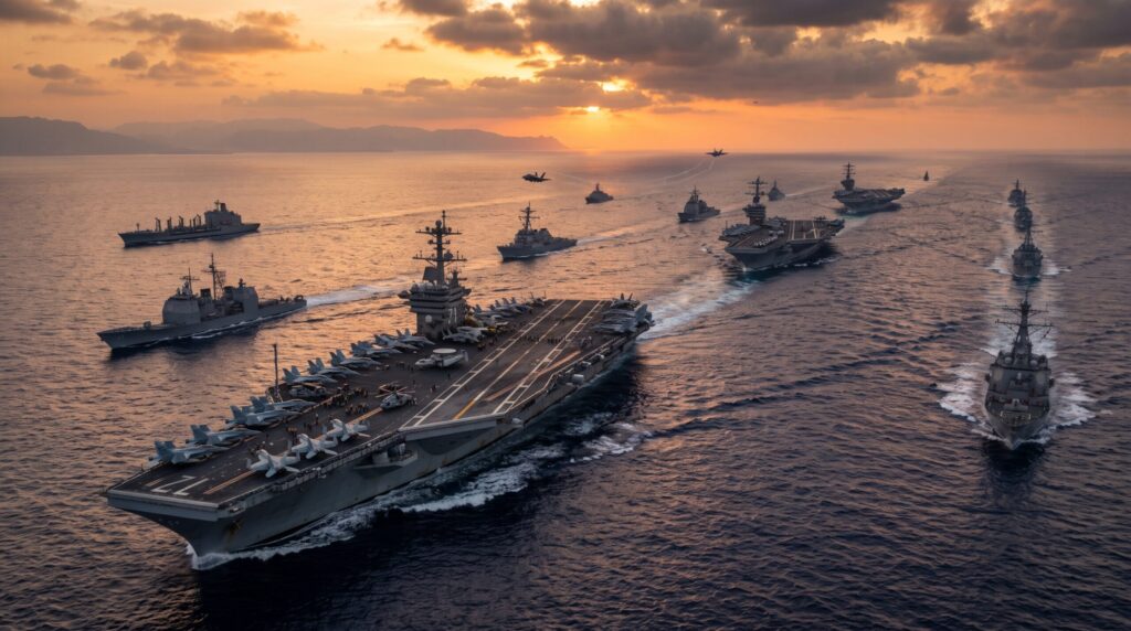 Iran zero red lines threat as US carrier groups ready for 96 hour Iran strike operation
